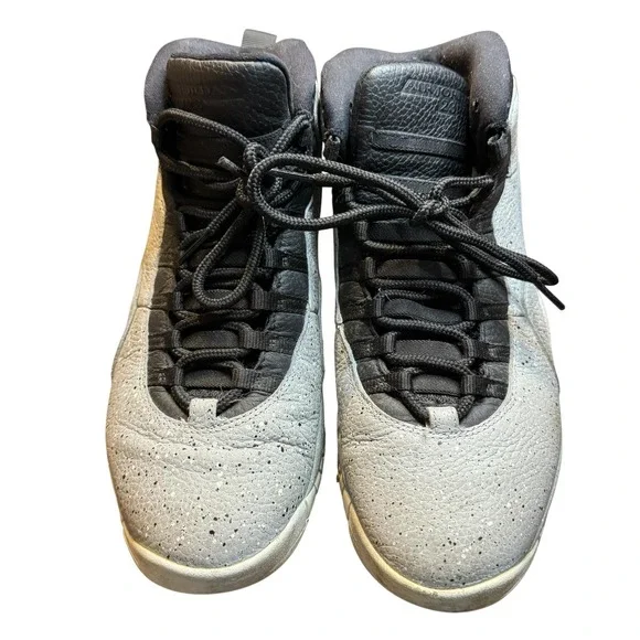 Air Jordan 10 Retro‎ Cement Shoes Mens Size 12 Basketball 310805-062 Nike